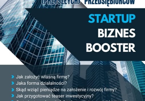 Startup Biznes Booster na Politechnice Częstochowskiej – ruszają zapisy na warsztaty dla przyszłych przedsiębiorców