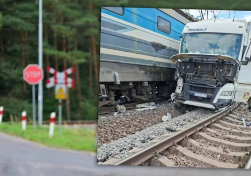 Groźne zdarzenie w Ukrainie. Kierowca z impetem wpadł pod skład z Polski