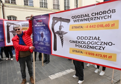 Wielki protest szpitali powiatowych. Ponad 90 proc. zakończyło ubiegły rok stratą finansową