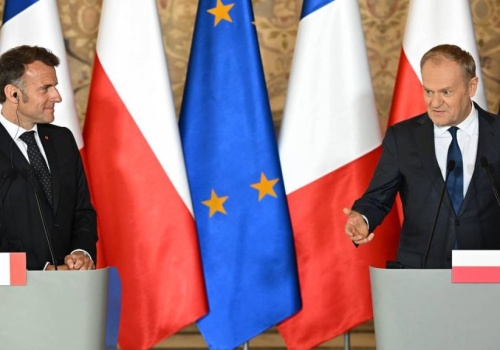 Tusk i Macron o jedności Europy i wsparciu dla Ukrainy