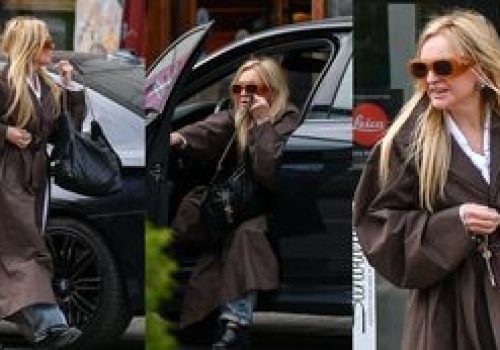 Monika Olejnik i jej torebka za 24 tysiące wyłaniają się z fury za ponad 300 TYSIĘCY ZŁOTYCH (ZDJĘCIA)