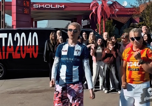 Skolim obniża ceny paliw, a na jego stacji pojawił się Mata. „Kochani Polacy, tankujemy do pełna”