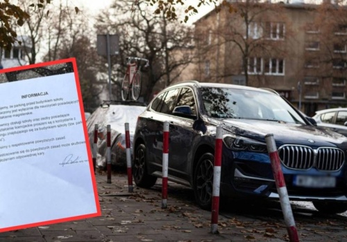 Kurier podjechał pod szkołę z paczką. Nie mógł uwierzyć w treść kartki, jaką znalazł potem na aucie