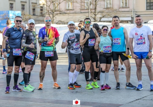 Pobiegli na  23. Tauron Cracovia Maraton