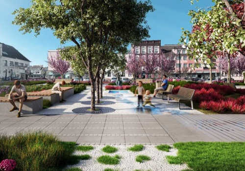 Rynek zyska nowe drzewa i strumień. „Tu nie będzie betonozy”