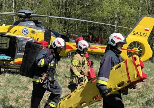 Katastrofa lotnicza pod Wrocławiem. W akcji wojsko i śmigłowce. Ruszyły wielkie ćwiczenia