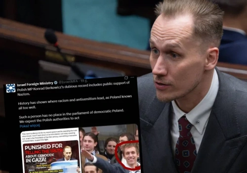 Izraelskie MSZ mści się na Berkowiczu. Cios w polityka Konfederacji