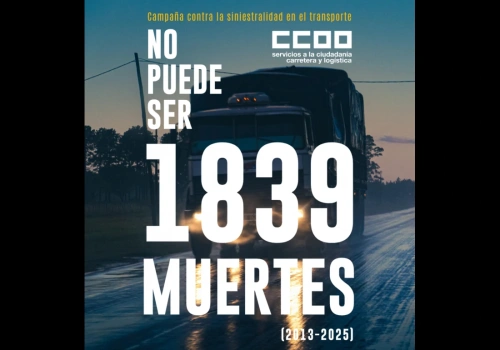 „1839 zgonów do uniknięcia” – kampania na temat śmierci w ciężarówkach