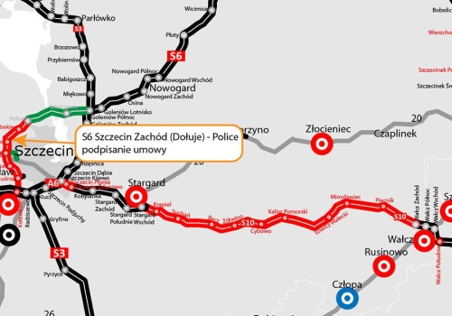 Kolejny odcinek S6 wokół Szczecina z umową