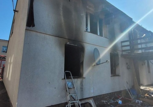 Pożar budynku jednorodzinnego w Murowanej Goślinie