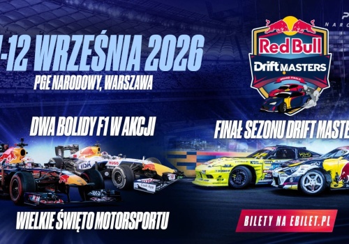 Red Bull Drift Masters Grand Finale z bolidami F1 w Warszawie