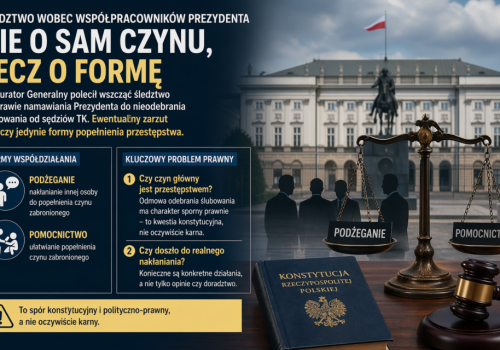 Żurek: prezydent Nawrocki jest przestępcą