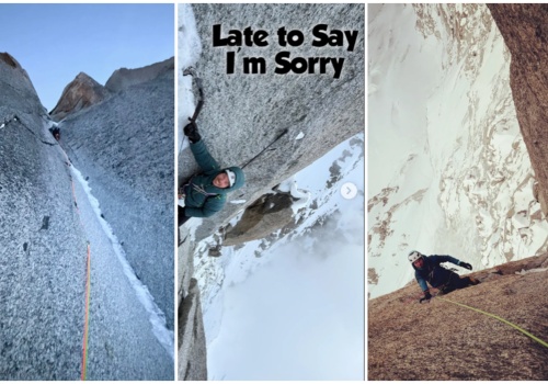 Klaudia Karwize i Olivier Gajewski przechodzą „Late to Say I’m Sorry” w masywie Mont Blanc