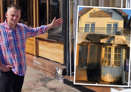 Noc grozy w Ustroniu Morskim. 