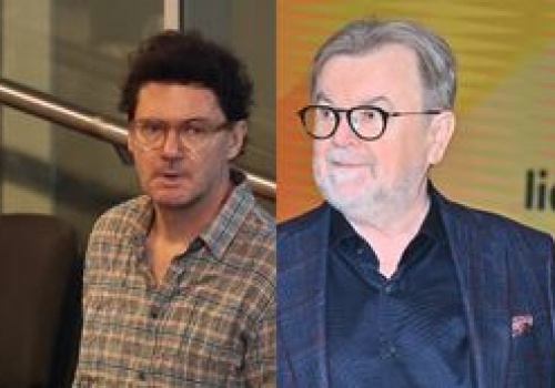 Wojewódzki uderza w Miszczaka. W tle inny gwiazdor. 