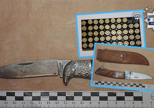 Agresor z nożem zatrzymany. „Znęcał się fizycznie i psychicznie”