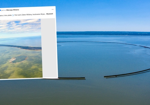 Na Bałtyku rośnie wyspa. Internauci: koszmar