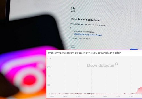 Globalna awaria Instagrama. Tysiące zgłoszeń od użytkowników w całej Polsce