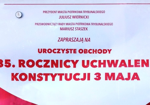 Piotrków. Maksimum atrakcji z okazji rocznicy 3 Maja
