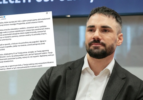 Nie żyje poseł Łukasz Litewka, zginął w wypadku jadąc na rowerze