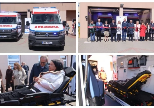 Dwie nowe karetki dla Szpitala Ogólnego w Wysokiem Mazowieckiem. Nowoczesny sprzęt już gotowy do ratowania życia