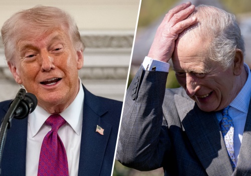 Donald Trump zachwycony królem Karolem III. 