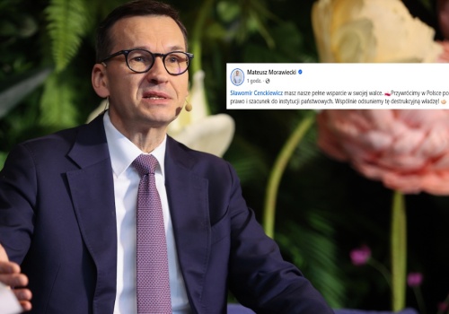 Morawiecki: Sławomir Cenckiewicz ma nasze pełne wsparcie