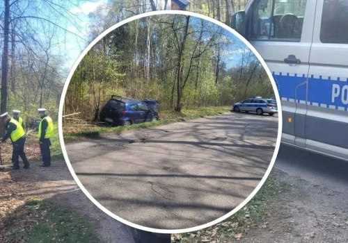 Tragedia na drodze. To tu zginął poseł Łukasz Litewka. ZOBACZ ZDJĘCIA