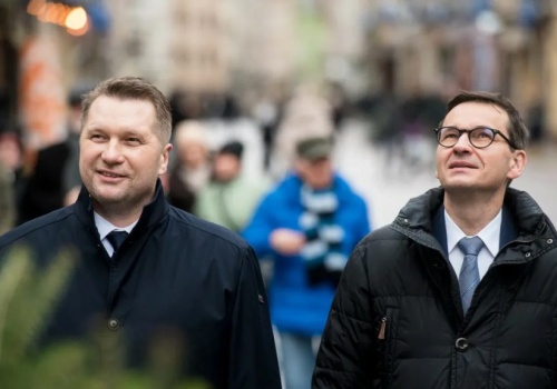 Początek współpracy? Morawiecki i Czarnek wystąpią razem