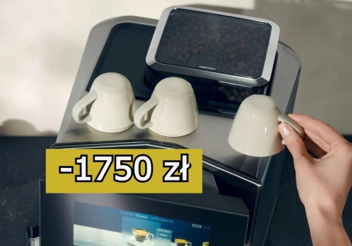 RTV Euro znów łączy 2 promocje i sprzedaje ekspres Siemensa 1750 zł taniej