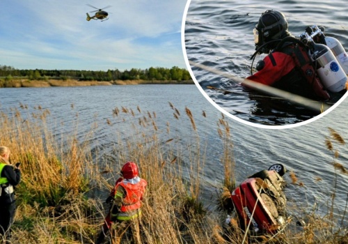 Samochód z czterema młodymi osobami wpadł do wody. 