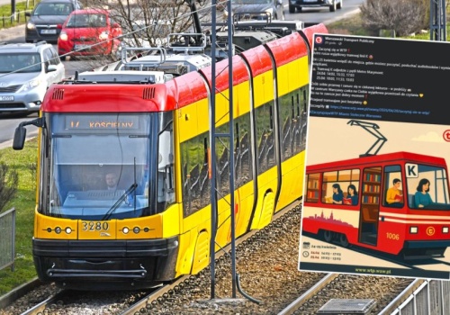 Warszawa ma tramwaj pełen książek. Nie będziesz chciała wrócić na TikToka