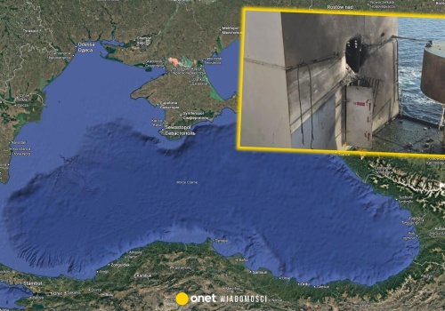 Rosja uderzyła w cywilny statek na Morzu Czarnym. Płynął specjalnym korytarzem