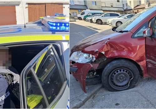 Policyjny pościg ulicami Lęborka. Kierowca bez uprawnień i po narkotykach