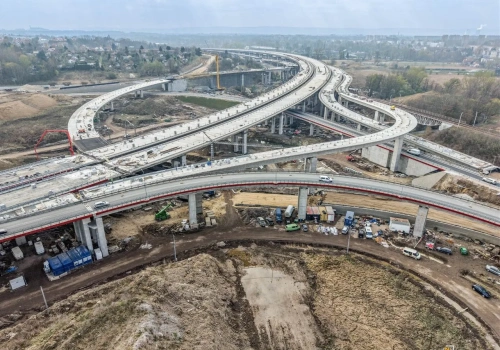 Kraków domyka drogowy pierścień. Węzeł na S7 gotowy w 74 procentach