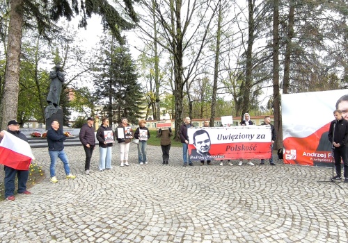 Białystok upomniał się o Andrzeja Poczobuta w 61. miesięcznicę uwięzienia