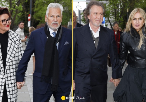 Kwaśniewscy i Monika Olejnik przyciągnęli spojrzenia. Tak pokazali się na premierze