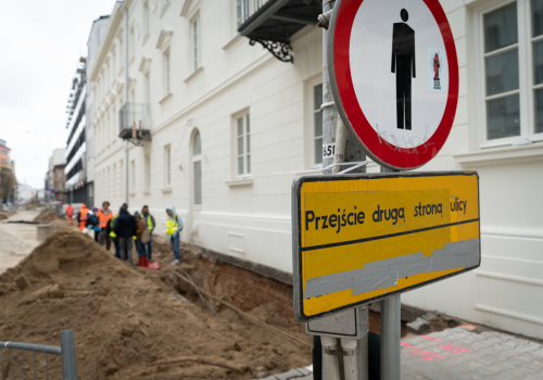 Warszawa. Odkryto cmentarz podczas przebudowy ul. Okrzei