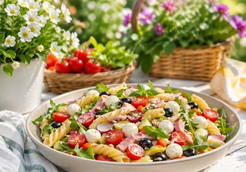 Idealna na majówkę i nie tylko. Sałatka makaronowa według Gesslera