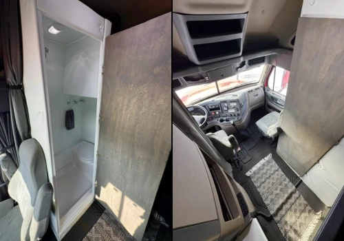 Łazienki do popularnych, flotowych ciężarówek – historia z wojną i uprawnieniami w tle