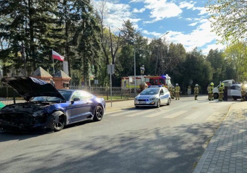 Zderzenie na skrzyżowaniu