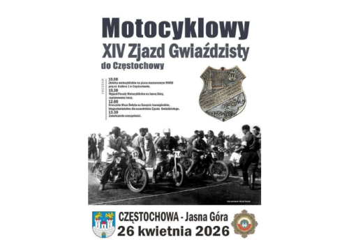 Częstochowa na dwóch kołach – Motocyklowy Zjazd Gwiaździsty znów przyciągnie tłumy