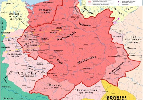 Cesarz ruszył z trzech stron. Chrobry rozbił jego plan krok po kroku