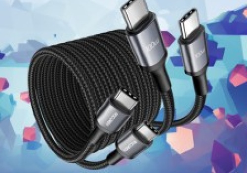 Zestaw 2 kabli USB-C Rocoren 100W 2m w oplocie za 15,33 zł w Amazon PL