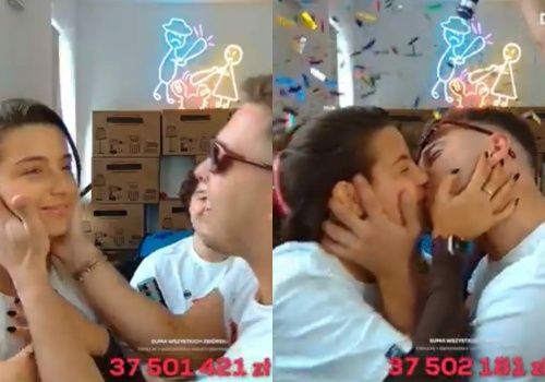 Co za sceny! Wieniawa i Zdrójkowski całują się na streamie Łatwoganga