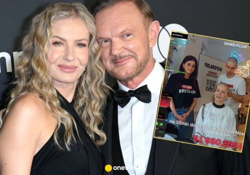 Edyta Pazura zgoliła głowę u Łatwoganga. Za maszynkę chwyciła Roksana Węgiel