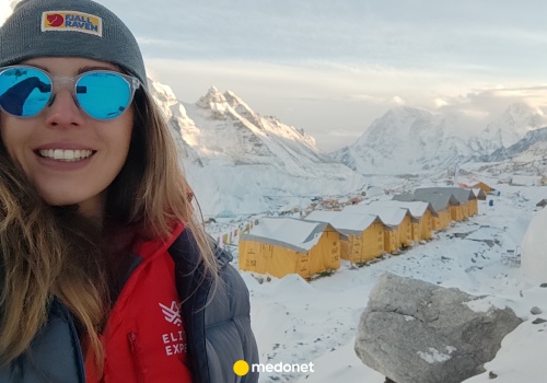 Agnieszka była lekarzem wyprawy na Mount Everest. 
