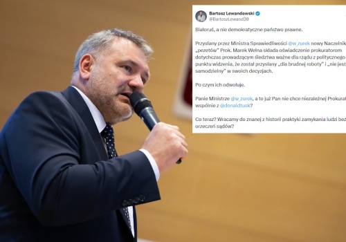 Żurek robi czystki w prokuraturze! Lewandowski: To Białoruś