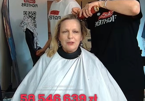 Katarzyna Nosowska u Łatwoganga. Głowę ogoliła jej wybitna polska aktorka