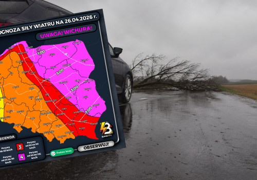 Nawet 100 km/h. Sprawdź, gdzie będzie silnie wiało